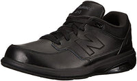 New Balance Men's 813 V1 Lace-Up Walking Shoe, Black/Black, 7N US