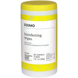 Solimo Disinfecting Wipes, Lemon Scent, 75ct